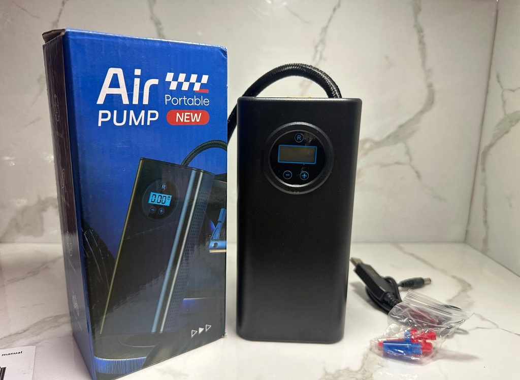 AirPump Portable Dijital Ekranlı Hava Pompası