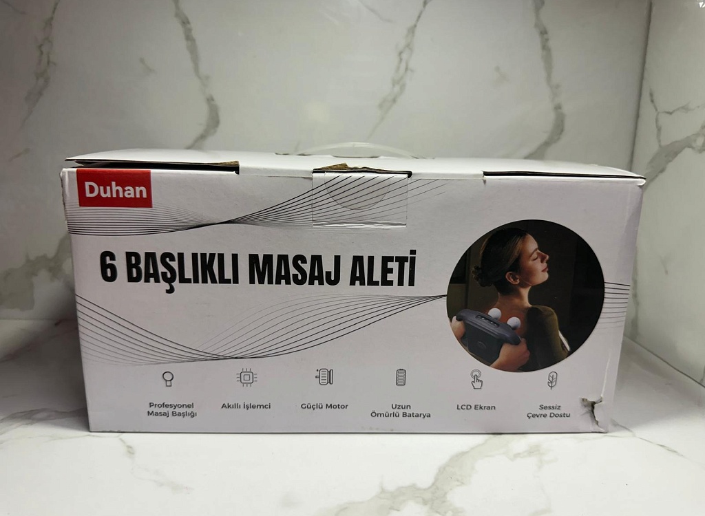 6 Başlıklı Masaj Aleti