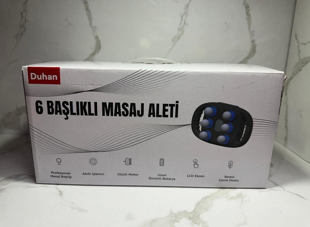 6 Başlıklı Masaj Aleti