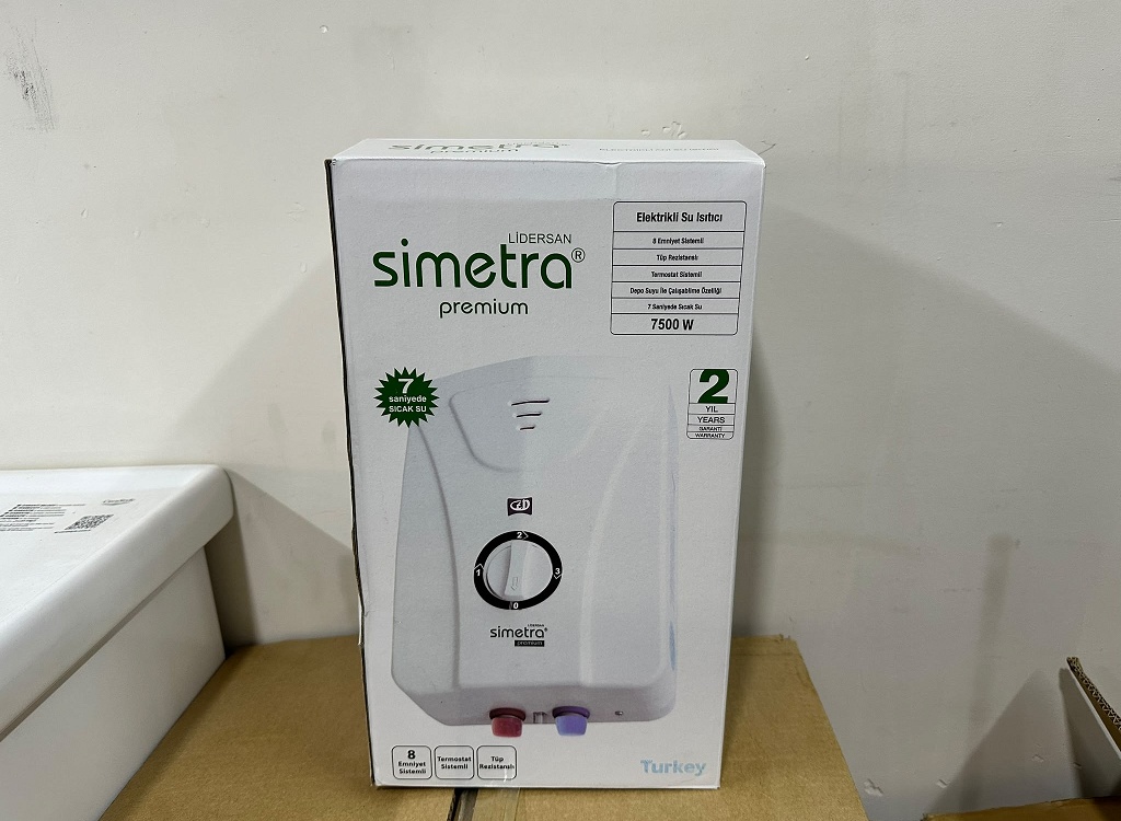Lidersan Simetra Premium 7500 W Elektrikli Şofben