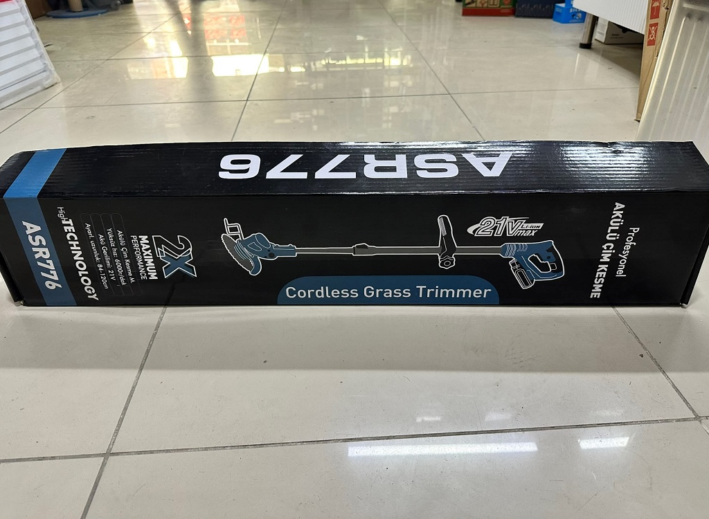 ASR776 21V Akülü Çim Biçme ve Kenar Kesme Makinesi