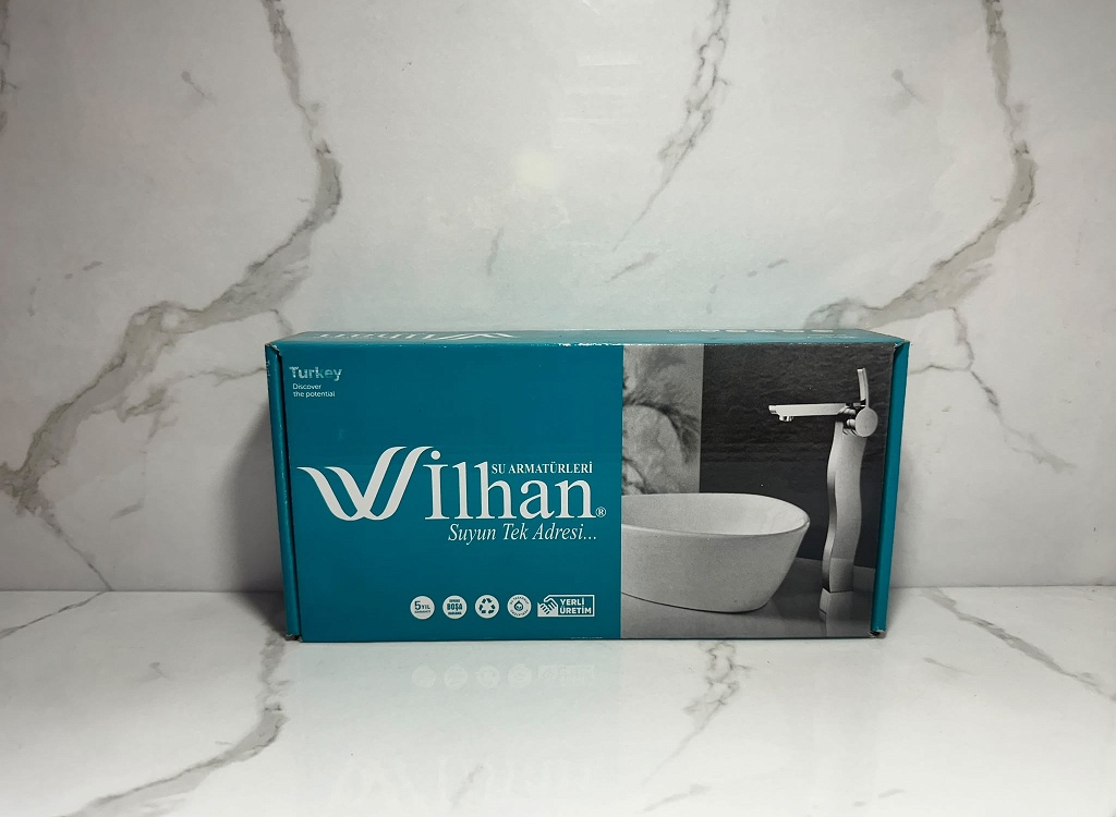 İlhan Krom Şelale Lavabo Bataryası