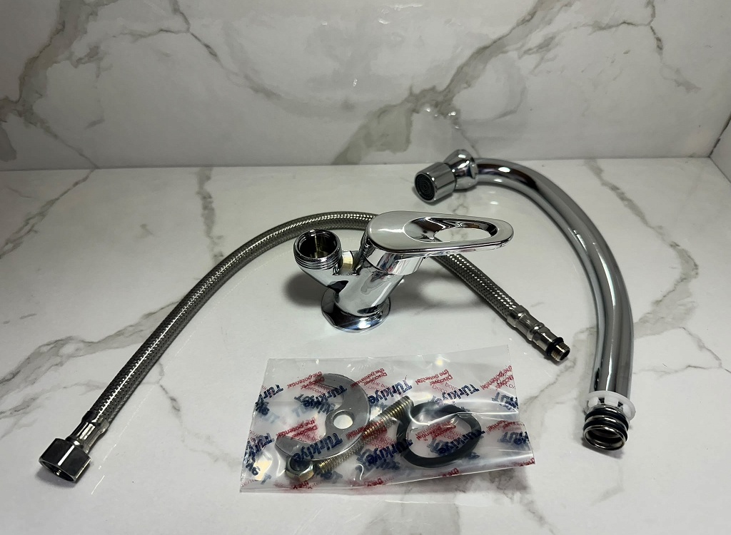 İlhan Krom Şelale Lavabo Bataryası