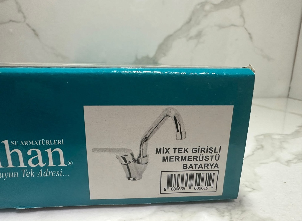 İlhan Krom Tek Girişli Lavabo Bataryası