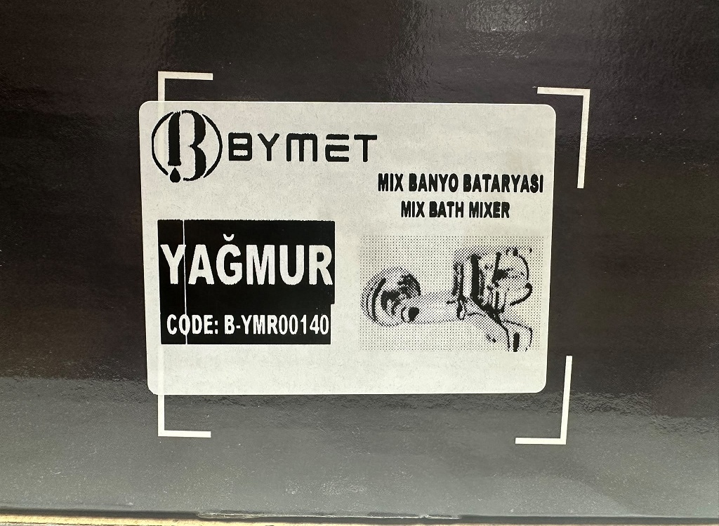 Bymet Yağmur Banyo Bataryası