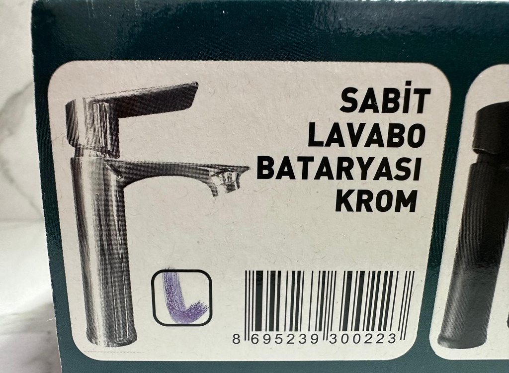 Mars Su Armatürleri – Sabit Lavabo Bataryası (Krom)