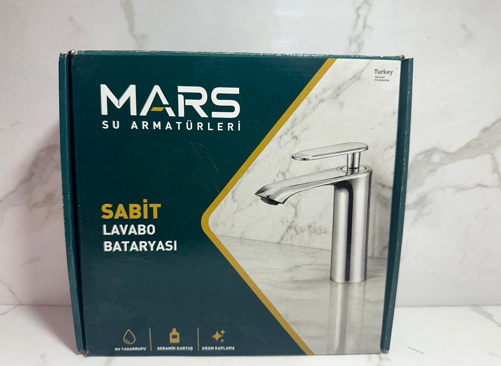 Mars Su Armatürleri – Sabit Lavabo Bataryası (Krom)