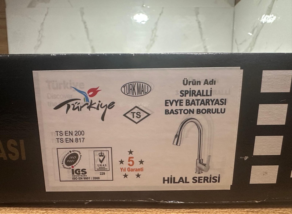 Hilal Serisi – Spiralli Baston Borulu Krom Evye Bataryası